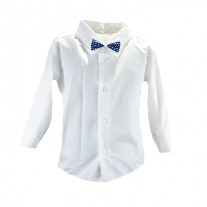 Costum elegant 5 piese pentru baieti Mini Junior CEB-02-86-cm, Albastru [4]