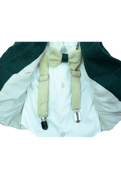 Costum elegant 6 piese pentru baieti Colibri 2035-V-80-cm, Verde [4]