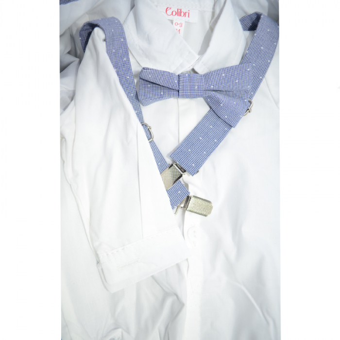 Costum elegant 6 piese pentru baieti Colibri CMV-0740-5, Gri [5]