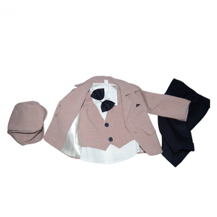 Costum elegant 6 piese pentru baieti Mini Junior CM543243, Bej [4]