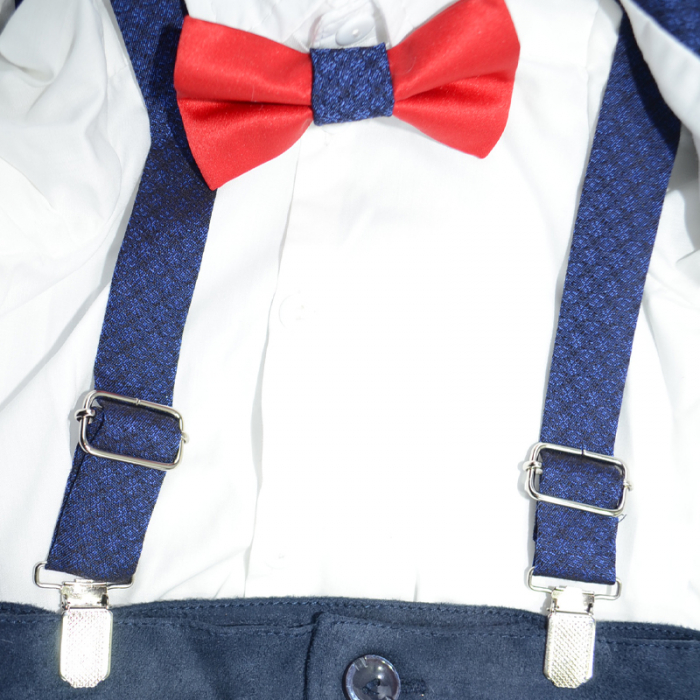 Costum elegant 6 piese pentru baieti Colibri CMV-0740-3, Bleumarin [3]