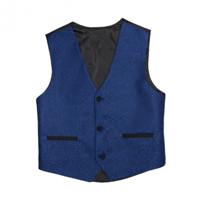 Costum elegant din 4 piese pentru baieti LA Kids 020323-A, Albastru [5]
