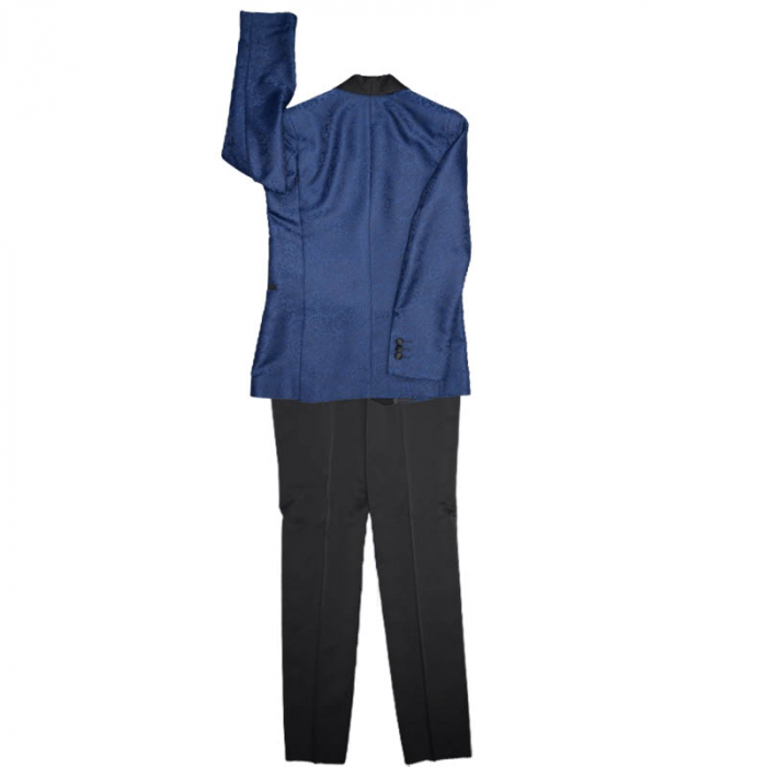 Costum elegant din 4 piese pentru baieti LA Kids 020323-A, Albastru [2]