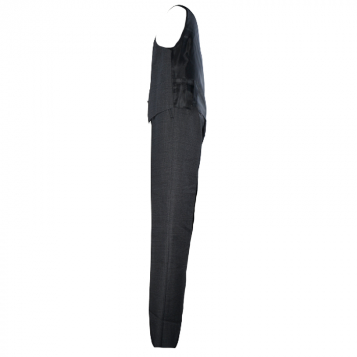 Costum elegant din 3 piese pentru baieti LA Kids LK0108G, Gri [2]