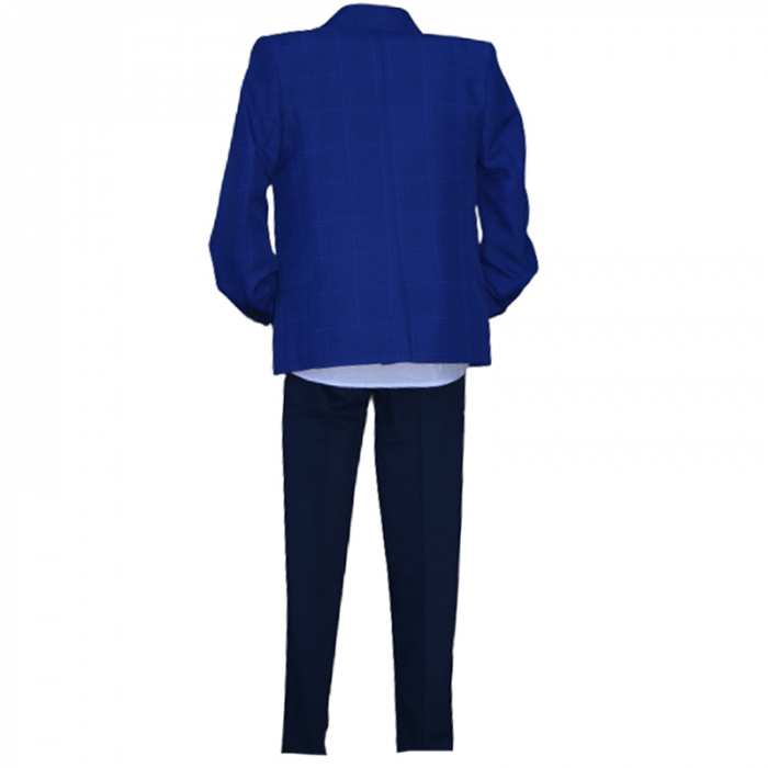 Costum elegant din 4 piese LOOKS KIDS pentru baieti KM1703A, Albastru [2]