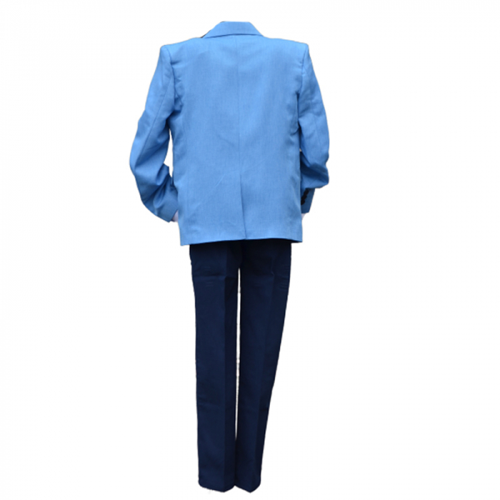 Costum elegant din 4 piese LOOKS KIDS pentru baieti KM2404A, Albastru [2]