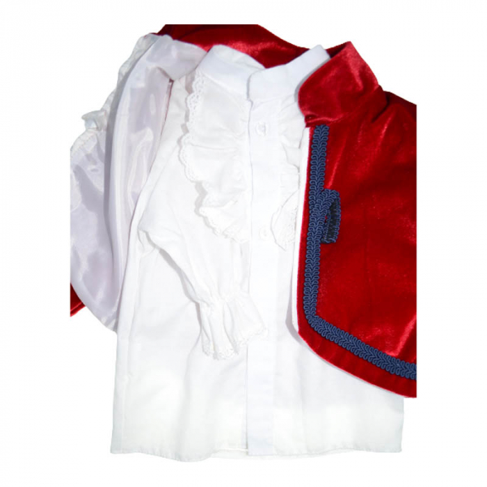 Costum elegant din 4 piese pentru baieti Andreeatex 030323-RS, Rosu [3]