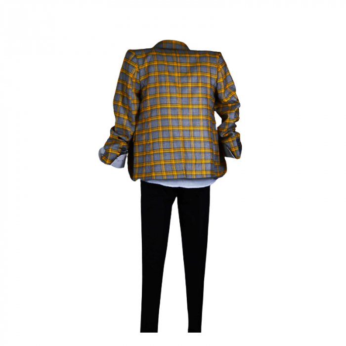 Costum elegant din 4 piese pentru baieti KM585C-86, Galben [4]