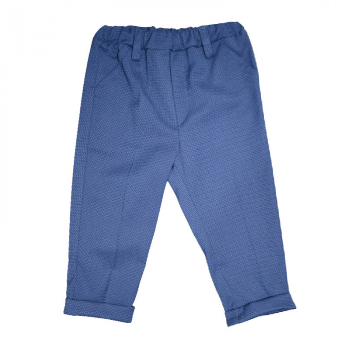 Costum elegant din 4 piese pentru baieti Mini Junior 030323-A, Albastru [4]