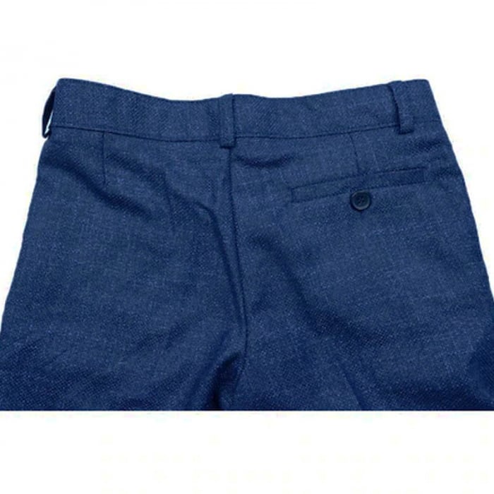 Costum elegant din 2 piese pentru baieti LA Kids 1681, Bleumarin [4]