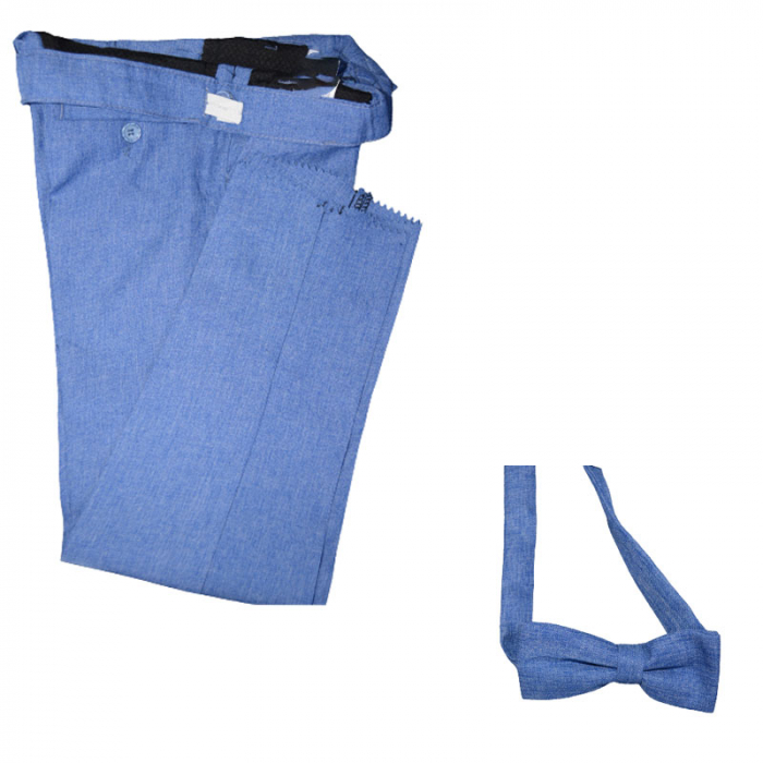 Costum elegant din 4 piese pentru baieti LA Kids 1766AL-122, Albastru [5]