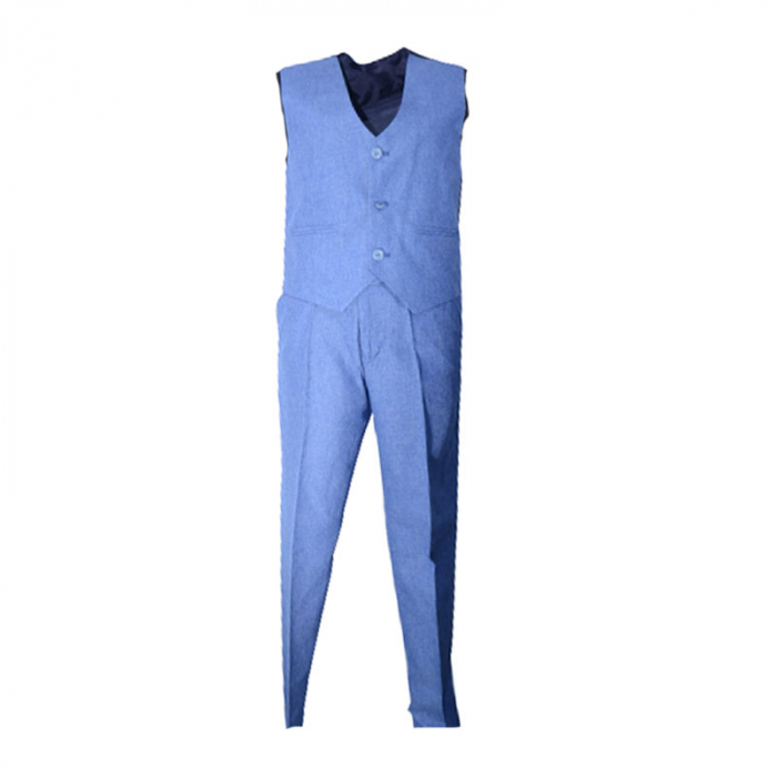 Costum elegant din 4 piese pentru baieti LA Kids 1766AL-122, Albastru [3]