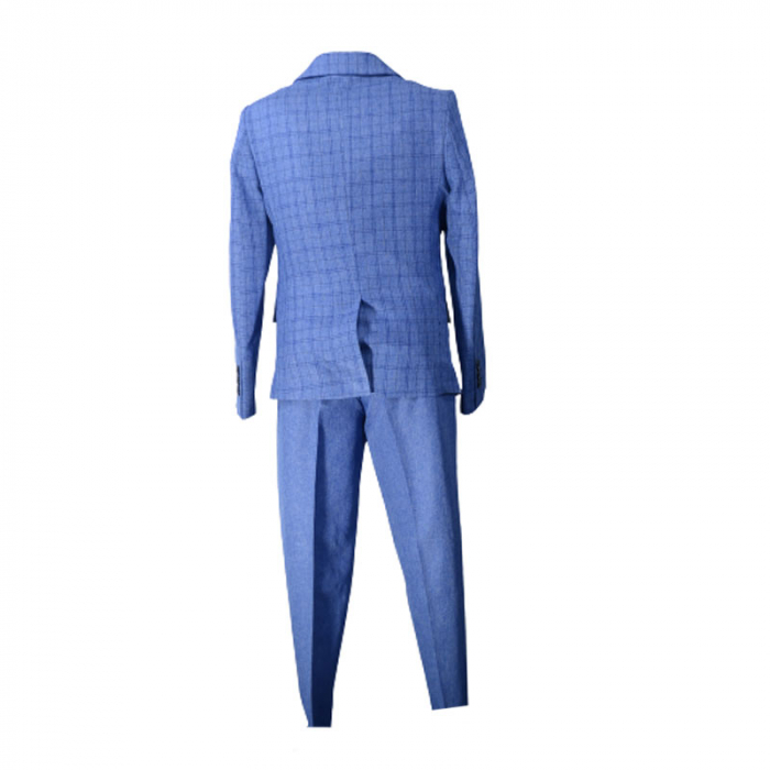 Costum elegant din 4 piese pentru baieti LA Kids 1766AL-122, Albastru [2]