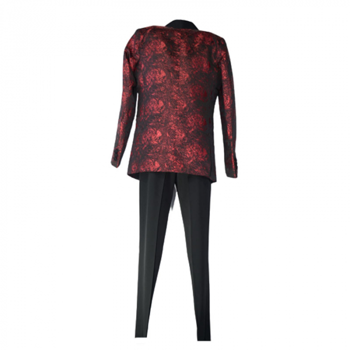Costum elegant din 4 piese pentru baieti LA Kids 2203, Rosu [2]