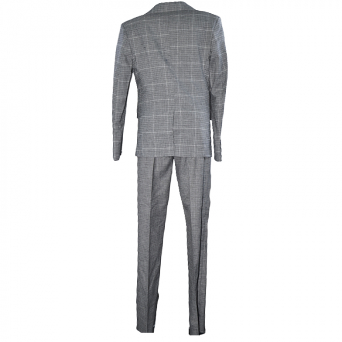 Costum elegant din 4 piese pentru baieti LA Kids 1766G, Gri [5]