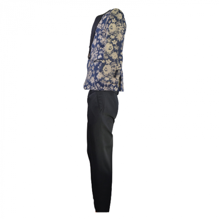 Costum elegant din 4 piese pentru baieti LA Kids 1766N, Negru [3]