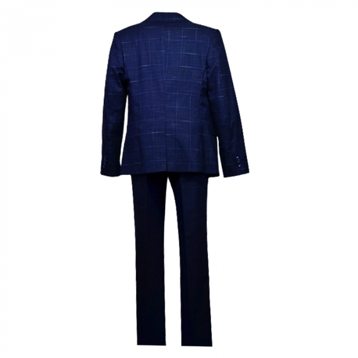 Costum elegant din 4 piese pentru baieti LA Kids 1767-B, Bleumarin [4]