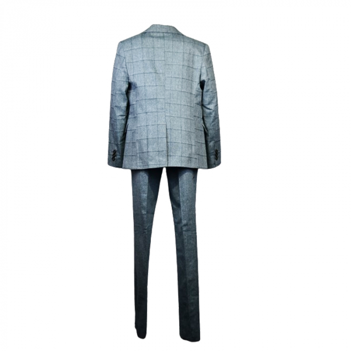 Costum elegant din 4 piese pentru baieti LA Kids 1767-59, Gri [3]