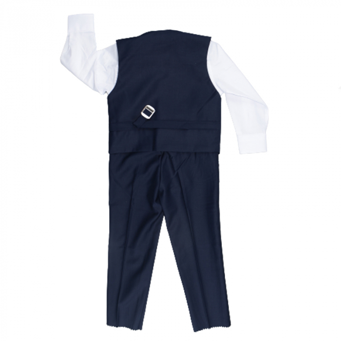 Costum elegant din 4 piese pentru baieti LA Kids 1779-B, Bleumarin [2]