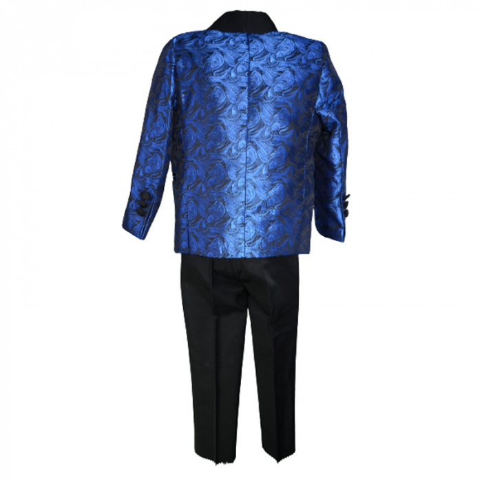 Costum elegant din 4 piese pentru baieti La Kids 1771AA, Albastru [3]