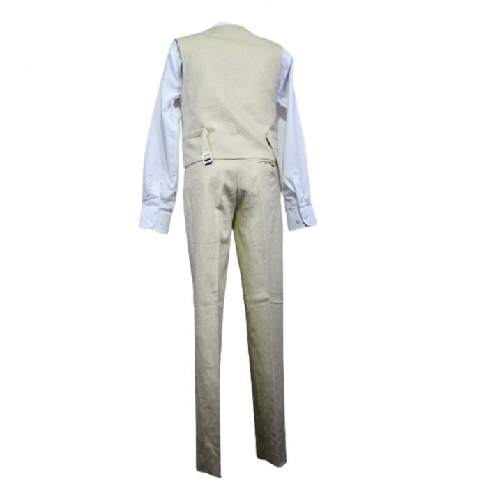 Costum elegant din 4 piese pentru baieti LA Kids 1794-37, Bej [3]