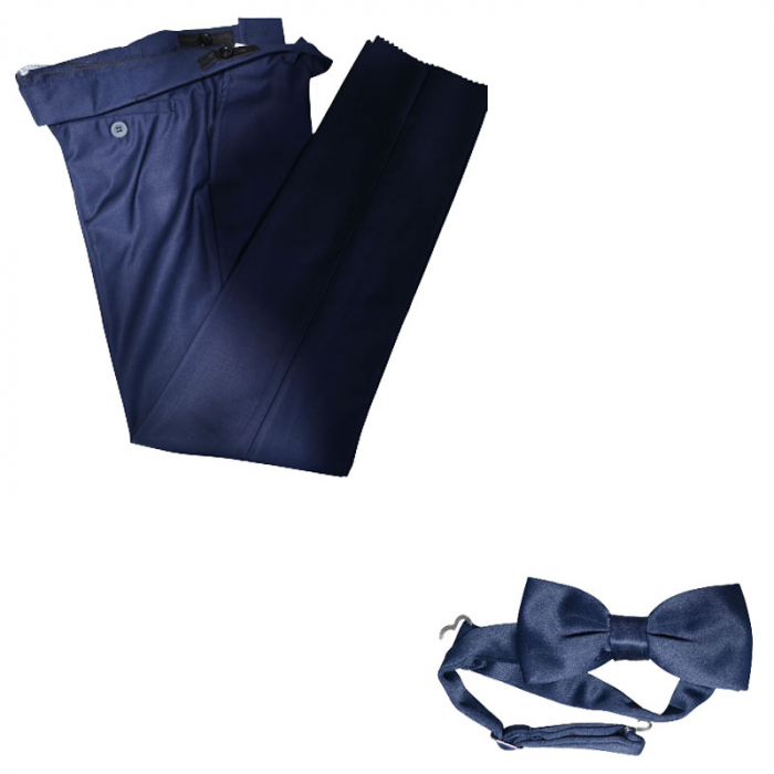 Costum elegant din 4 piese pentru baieti LA Kids 2203B-122, Bleumarin [5]