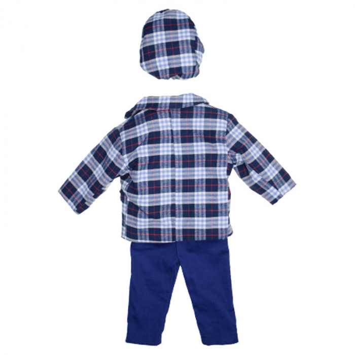 Costum elegant din 5 piese pentru baieti Micul Vip 030323-ALS, Albastru [2]