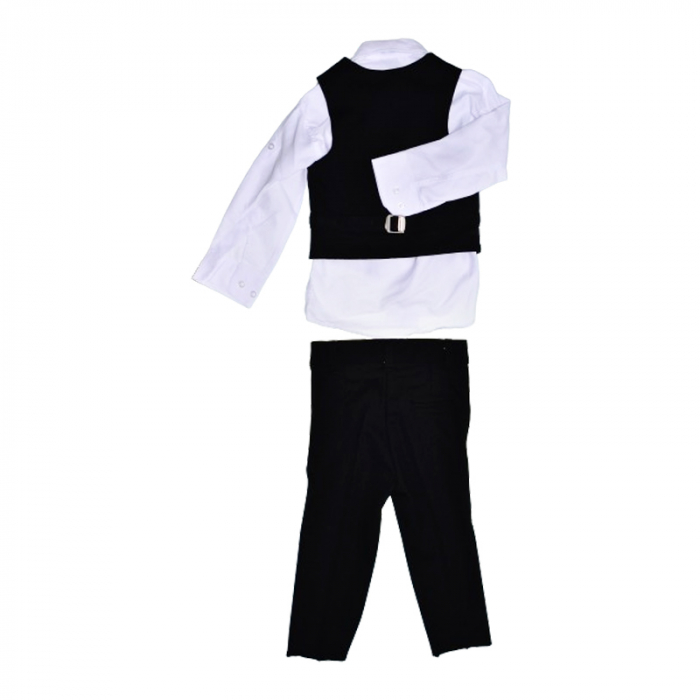 Costum elegant din 4 piese pentru baieti Mini Junior, COST-2026, Negru [2]
