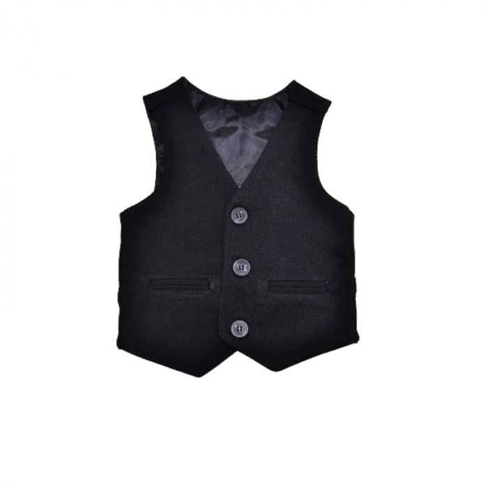 Costum elegant din 4 piese pentru baieti Mini Junior, COST-2026, Negru [6]