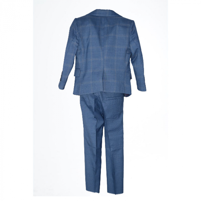 Costum elegant din 4 piese pentru baieti LA Kids 1766AA, Albastru [2]
