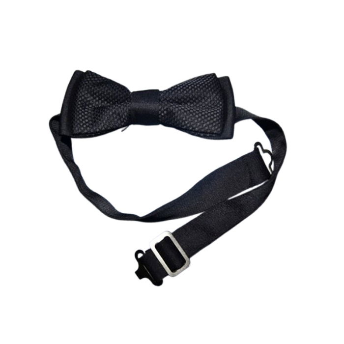 Costum elegant din 4 piese, Slim Fit, model tesut, pentru baieti, LA Kids 1628-01, Negru [7]