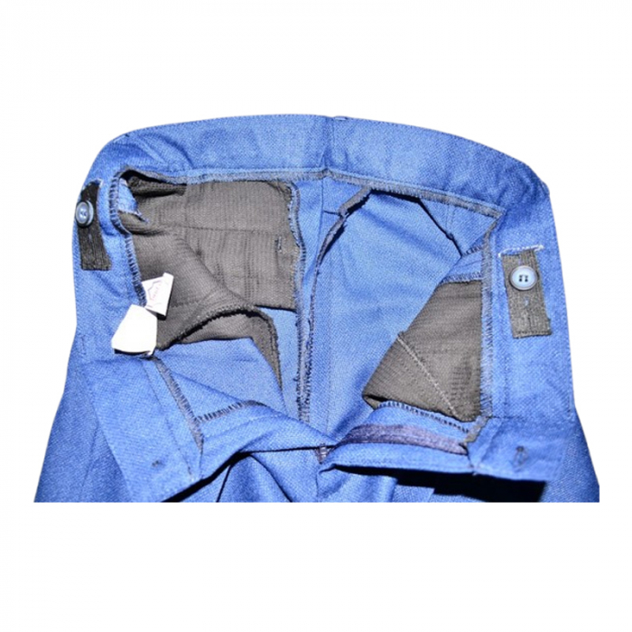 Costum elegant din 4 piese, Slim Fit, in carouri, pentru baieti, LA Kids 1807-22, Albastru inchis [6]
