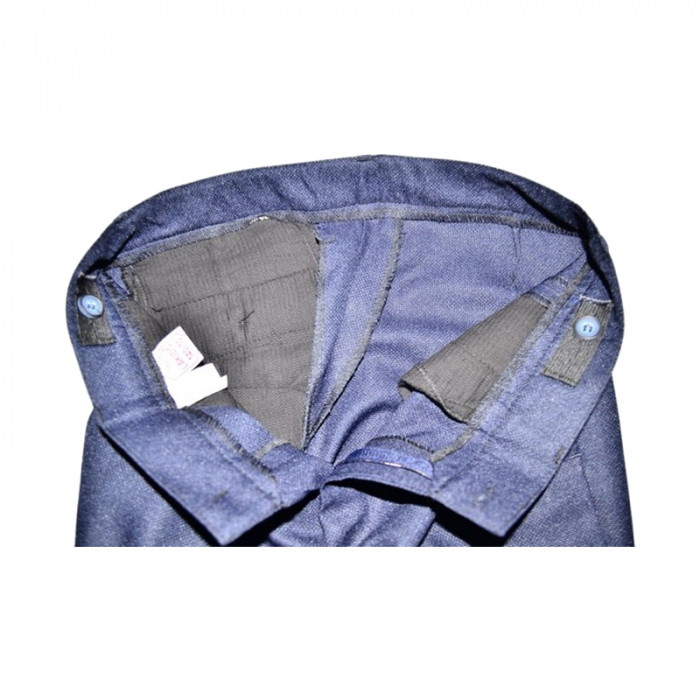 Costum elegant din 4 piese, Slim Fit, model in carouri, pentru baieti, LA Kids 1807-21, Bleumarin [6]