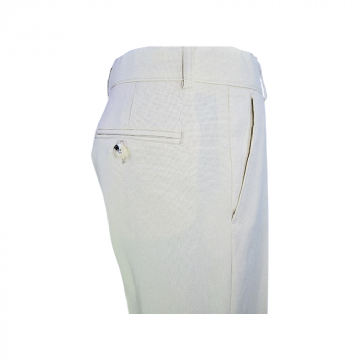 Costum elegant din 4 piese, Slim Fit, model in carouri, pentru baieti, LA Kids 1807-32, Crem [5]