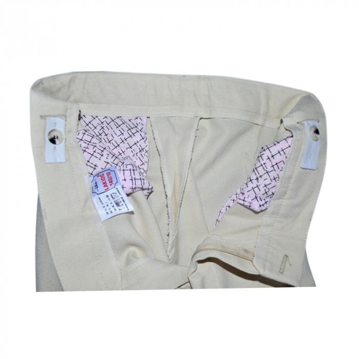 Costum elegant din 4 piese, Slim Fit, model in carouri, pentru baieti, LA Kids 1807-32, Crem [7]