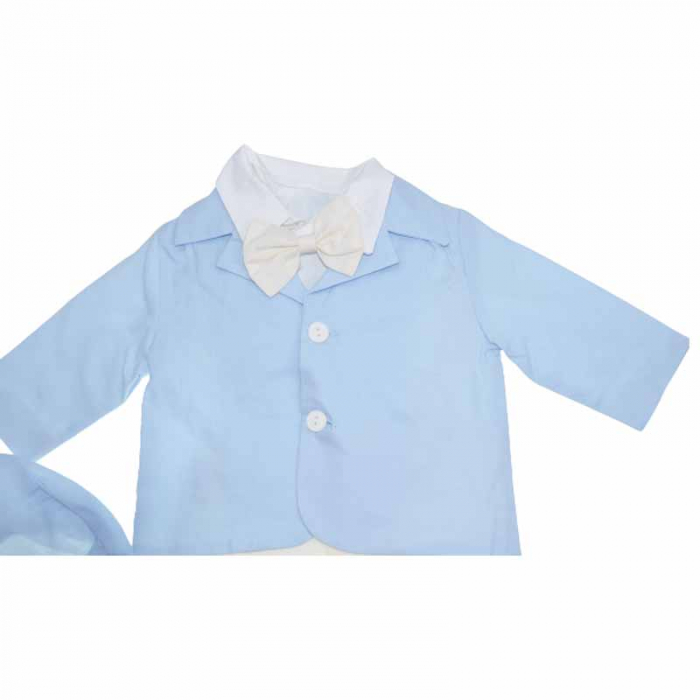 Costum elegant din 6 piese pentru baieti Andreeatex 030623-1, Albastru [5]