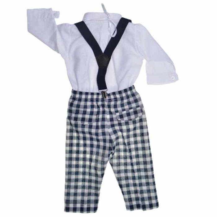 Costum elegant din 4 piese pentru baieti Christopher Baby Club 6673, Bleumarin [2]