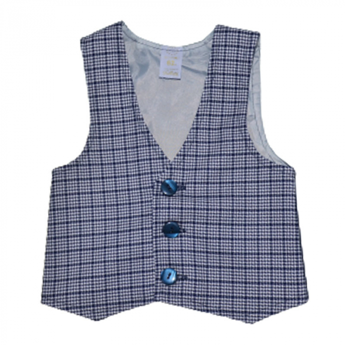 Costum elegant din 5 piese pentru baieti Folletti C101123-15, Bleumarin [5]