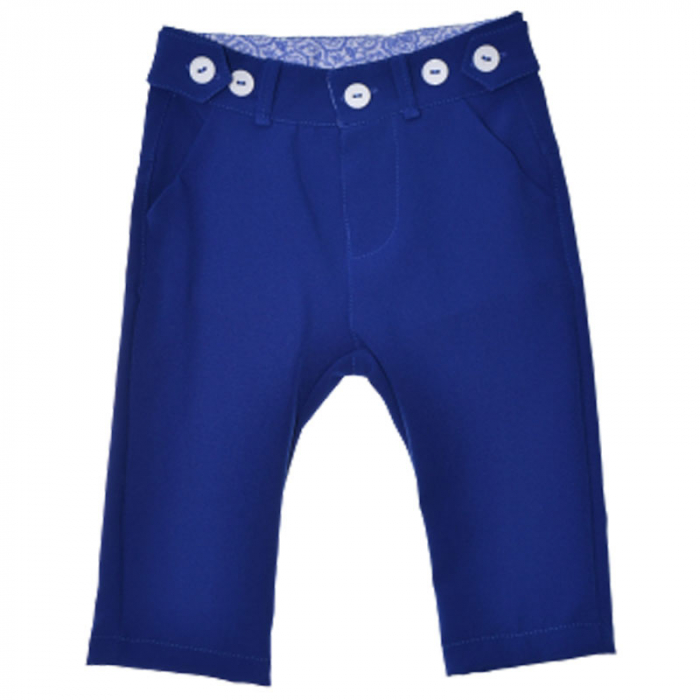 Costum elegant din 4 piese pentru baieti Folletti C101123-17, Albastru [4]