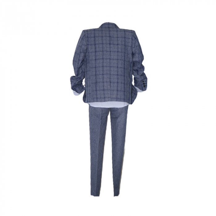 Costum elegant din 5 piese pentru baieti LOOKS KIDS KM588B-86, Albastru [2]