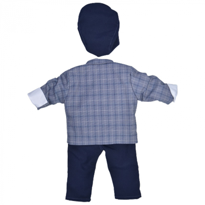 Costum elegant din 5 piese pentru baieti Krasnal C101123-12, Albastru [2]