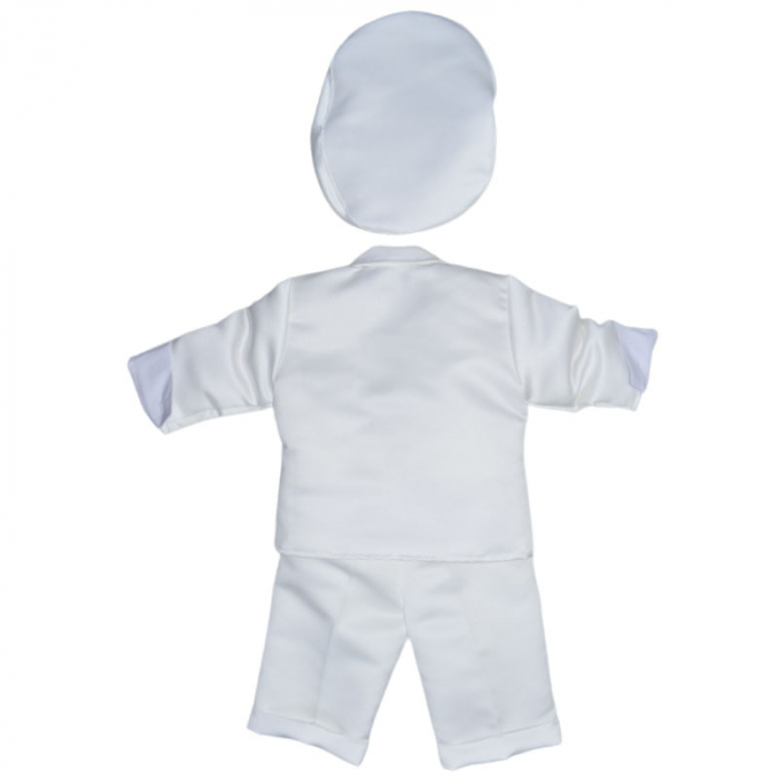 Costum elegant din 6 piese pentru baieti Krasnal C101123-6, Crem [2]