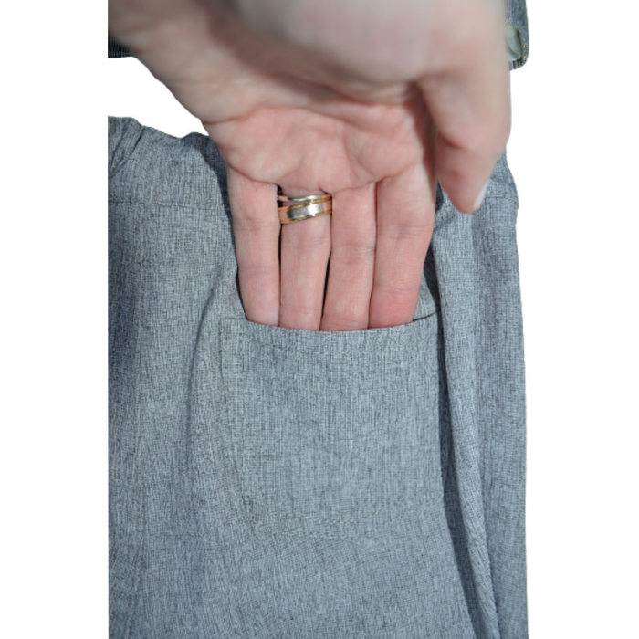 Costum elegant din 5 piese pentru baieti Krasnal C101123, Gri [6]