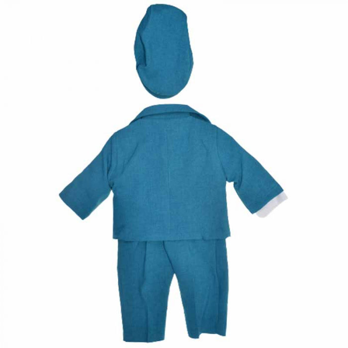 Costum elegant din 6 piese pentru baieti Colibri 070623-T, Turcoaz [2]
