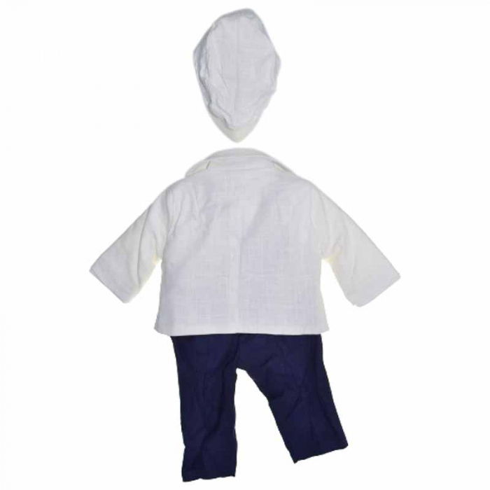 Costum elegant din 6 piese pentru baieti Colibri 070623-A, Alb [2]