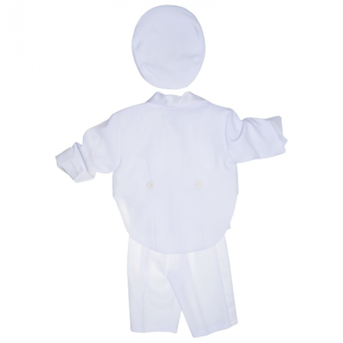 Costum elegant din 6 piese pentru baieti Krasnal C101123-9, Alb [2]