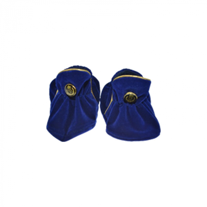Costum elegant din catifea 5 piese pentru baieti Duomar 240124, Bleumarin [7]