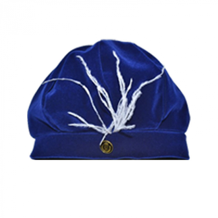 Costum elegant din catifea 5 piese pentru baieti Duomar 240124, Bleumarin [6]