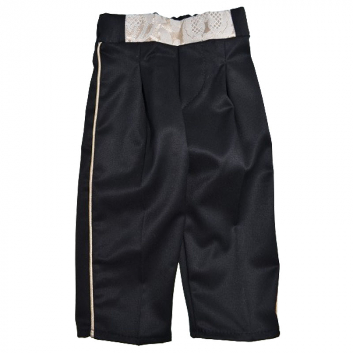 Costum elegant din catifea 4 piese pentru baieti Duomar 240124-2, Bej [4]