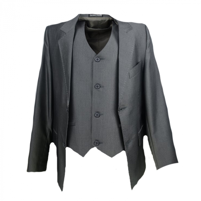 Costum elegant pentru baieti Jankes CC-4-152-cm, Gri [2]